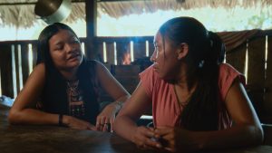 Illustrative photo of two women talking, from the movie Mundurukuyü